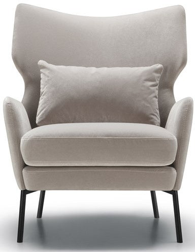 Sits Alex Fauteuil Velvet Lichtgrijs
