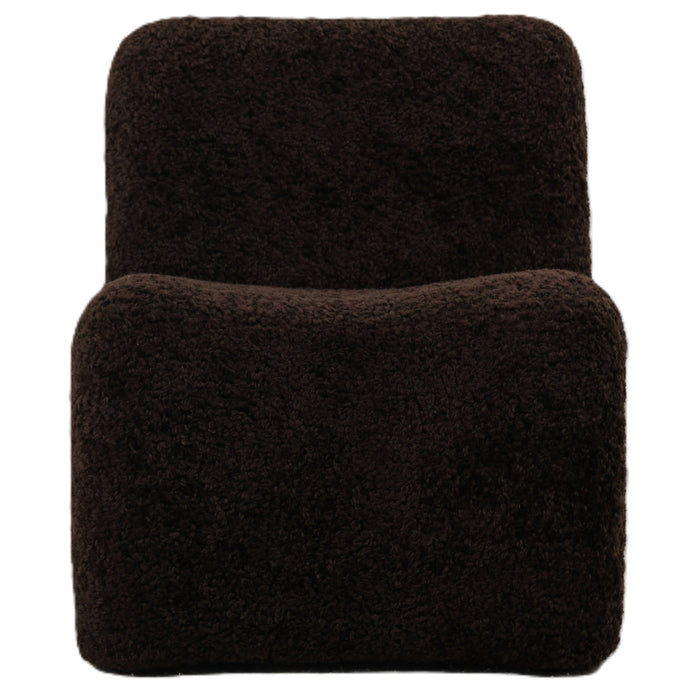 PTMD Oslo Fauteuil Teddy Coffee
