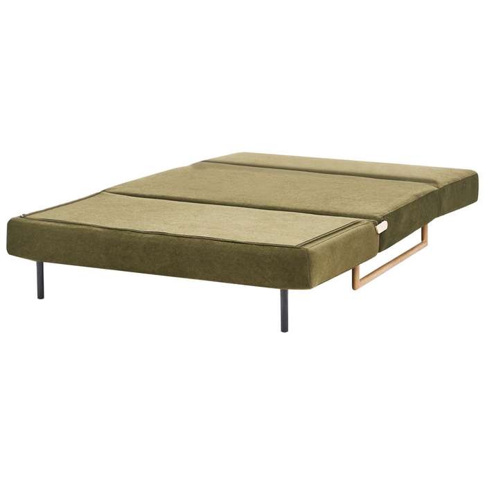 Beliani - JERSLEV - 2-zits slaapbank - Groen - Stof