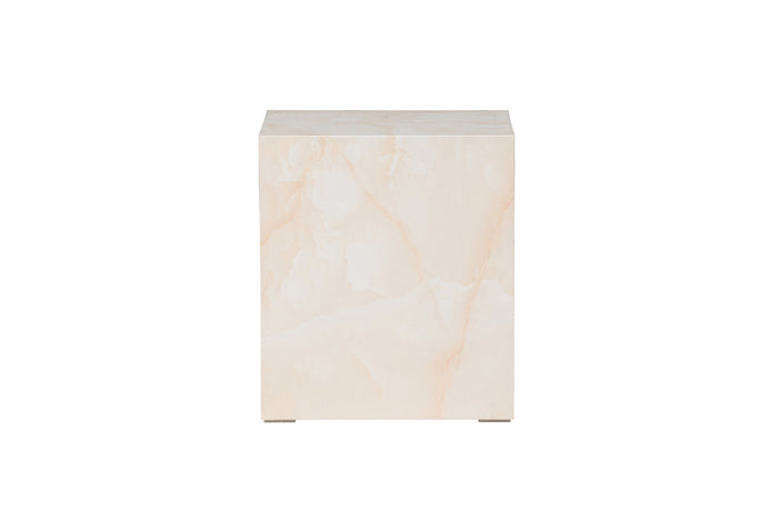 Fjôrd - Salontafel Vierkant - Beige - 40x40x45cm - York