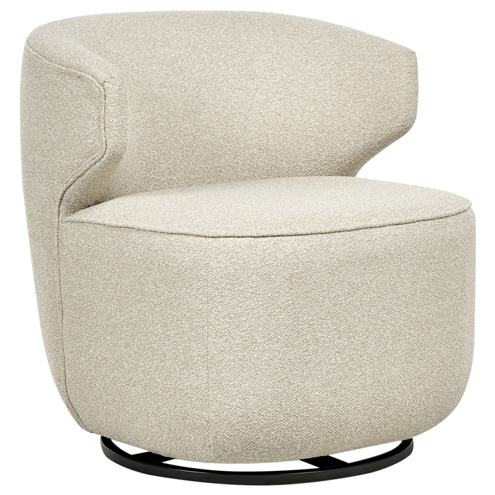 Beliani - MOLLEBY - Fauteuil - Lichtbeige - Bouclé