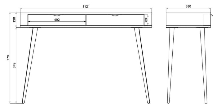 NADUVI Collection Kaptafel Olivia