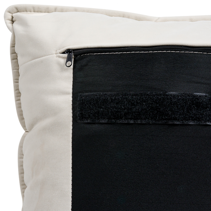 Beliani-BAJONNA-Tweepersoonsbed-Lichtbeige-160 x 200 cm-Polyester