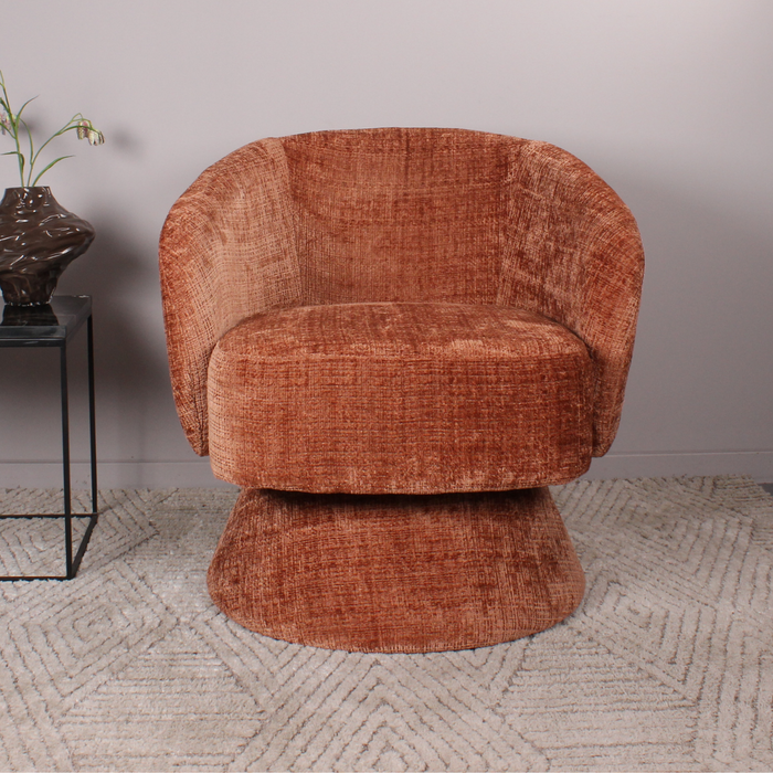 DS4U Kenny gestoffeerde fauteuil - roestbruin