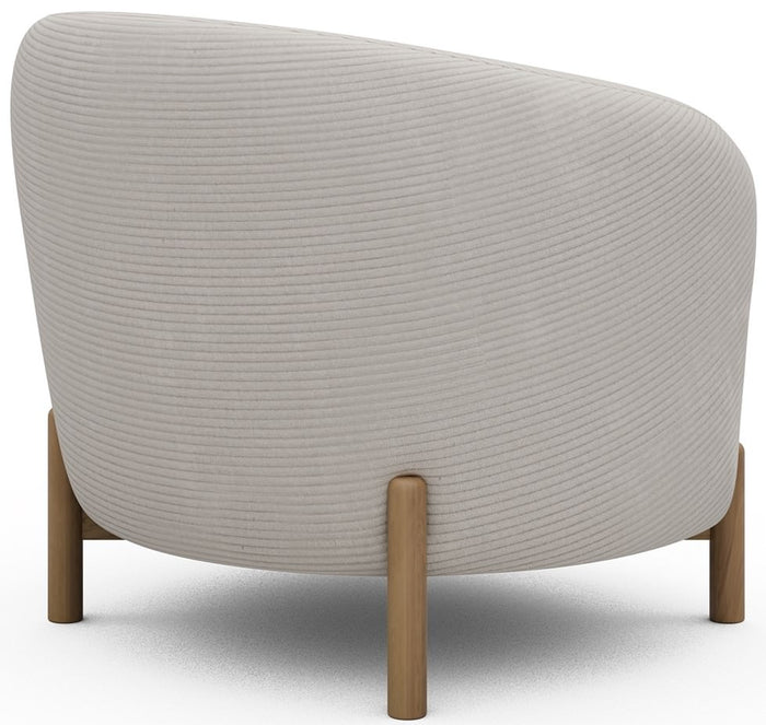 Kragelund Gran Fauteuil Ivory Corduroy | Eiken