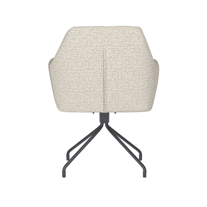 Puur Dannie draaistoel metaal spidert - off-white