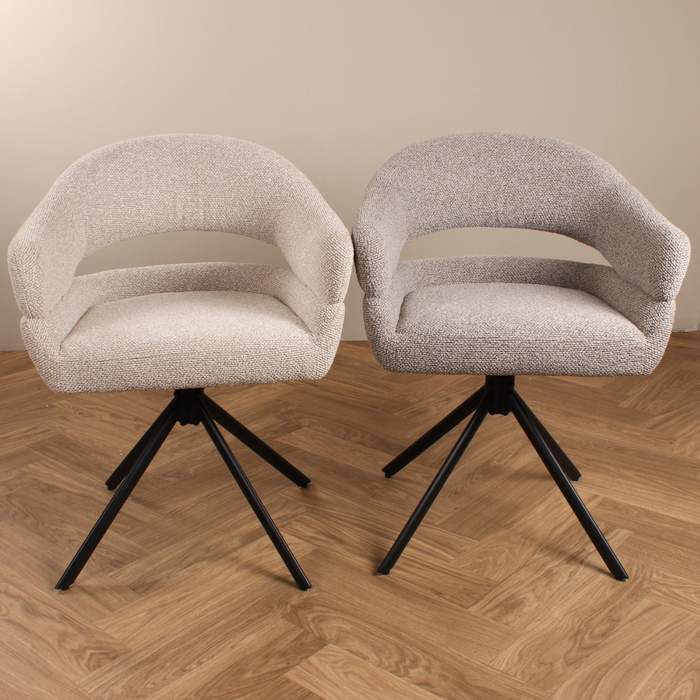 DS4U Bibi terugdraai stoel - champagne