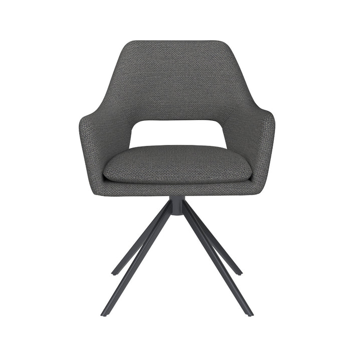 Puur Lana draaistoel metaal - grijs