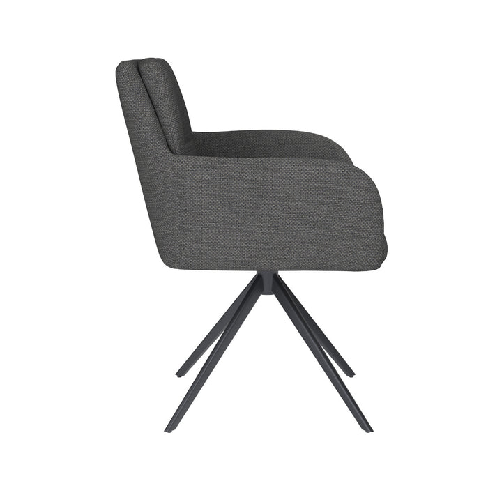 Puur Dannie draaistoel metaal - grijs