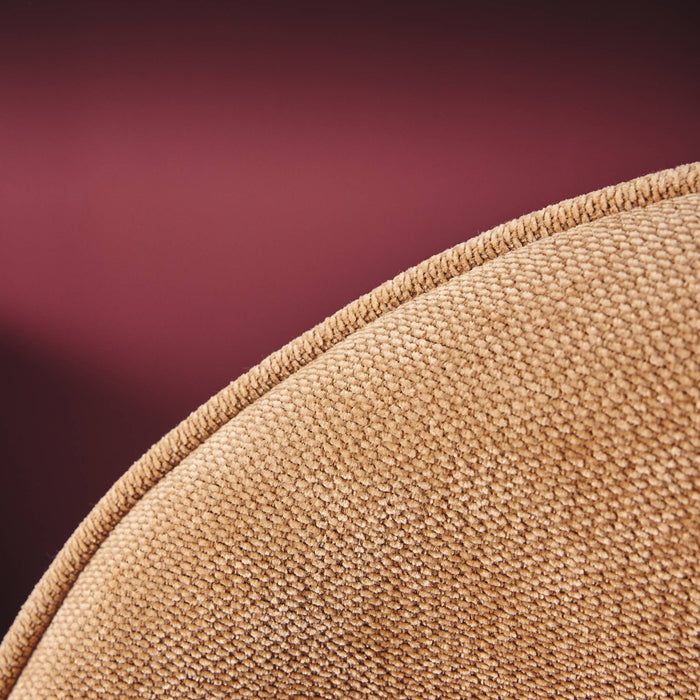 sweeek - Verstelbare stoffen barstoel met zwarte metalen basis (set