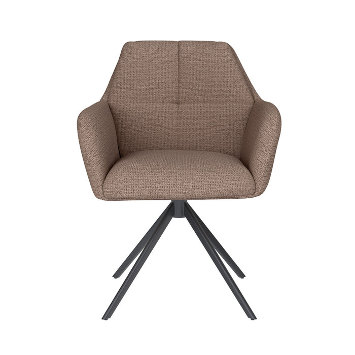 Puur Dannie draaistoel metaal - taupe