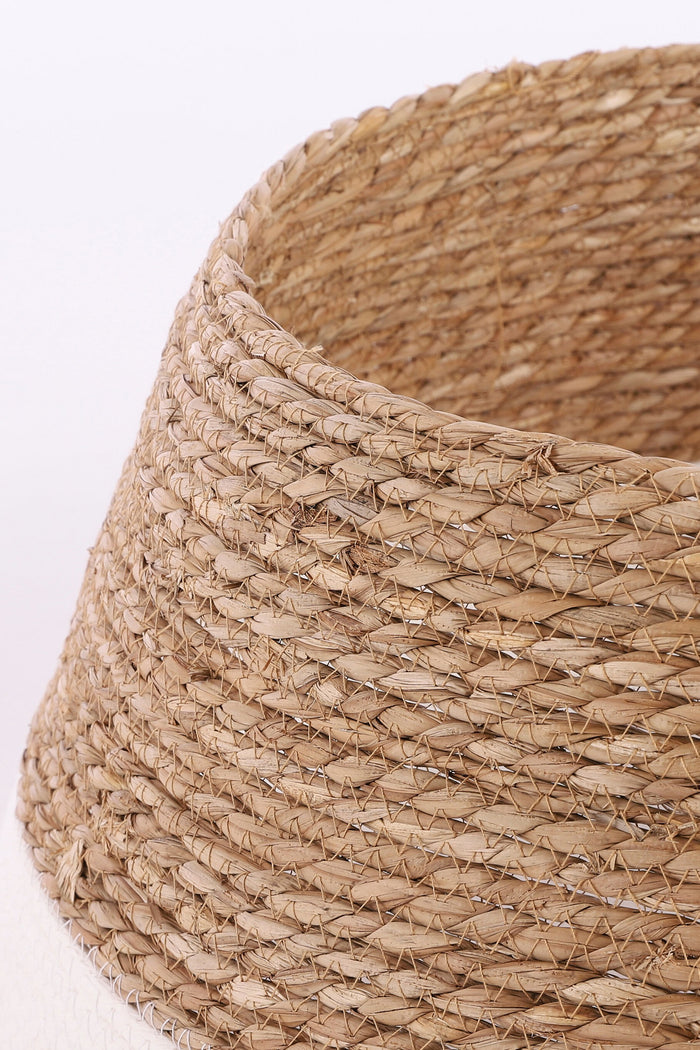 Mica Decorations Kerstboomrok H26 x Ø58 cm Zeegras Gebroken Wit