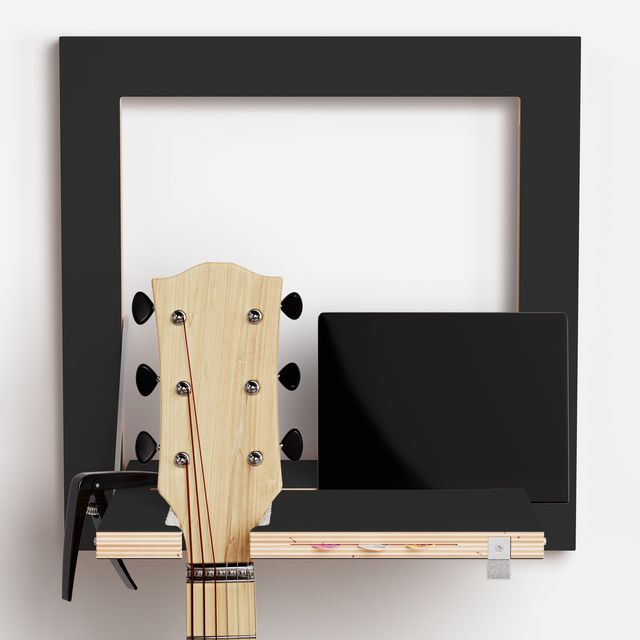 Fläpps Gitaarhäng 40x40-1 - Zwart