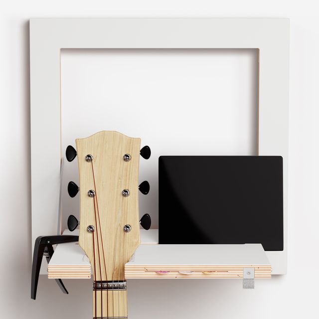 Fläpps Gitaarhäng 40x40-1 - Wit