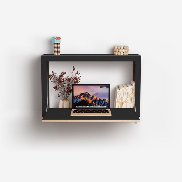 Fläpps Doos bureau 80x50x20 - Zwart