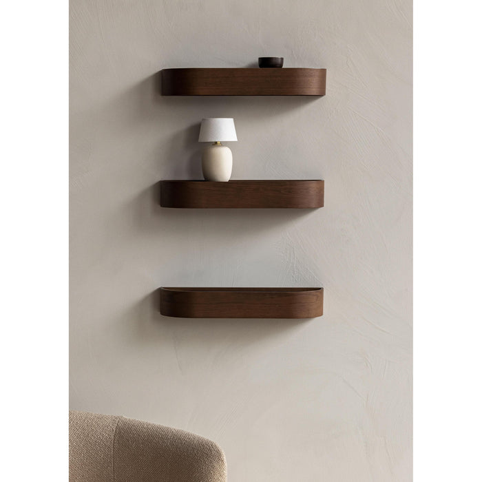 Audo Copenhagen Epoch 50 wandplank donker eiken|zwart