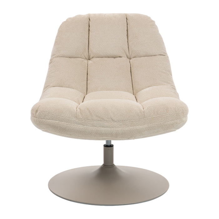 by fonQ Drift Draaibare Fauteuil - Crème