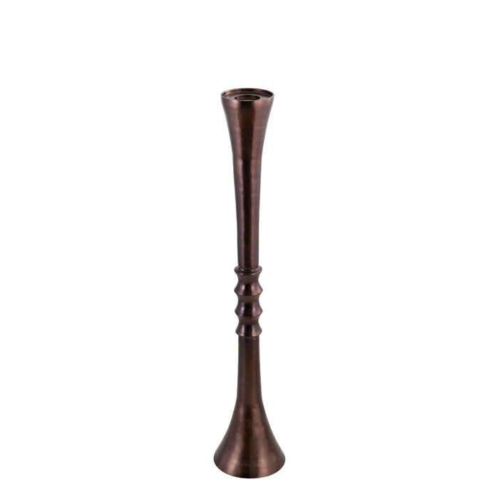 PTMD Moy Bronze Casted Alu Big Candleholder Round S