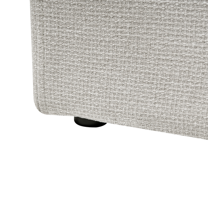 Beliani-DINAN-Tweepersoonsbed-Lichtbeige-140 x 200 cm-Polyester