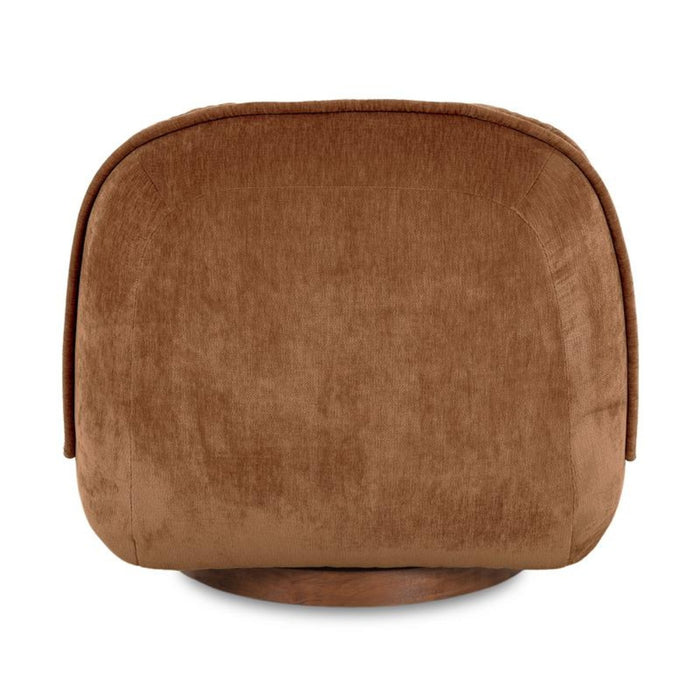 DÉJA Living - Draaifauteuil Bruin Stof - 93x102x85cm - Melbu