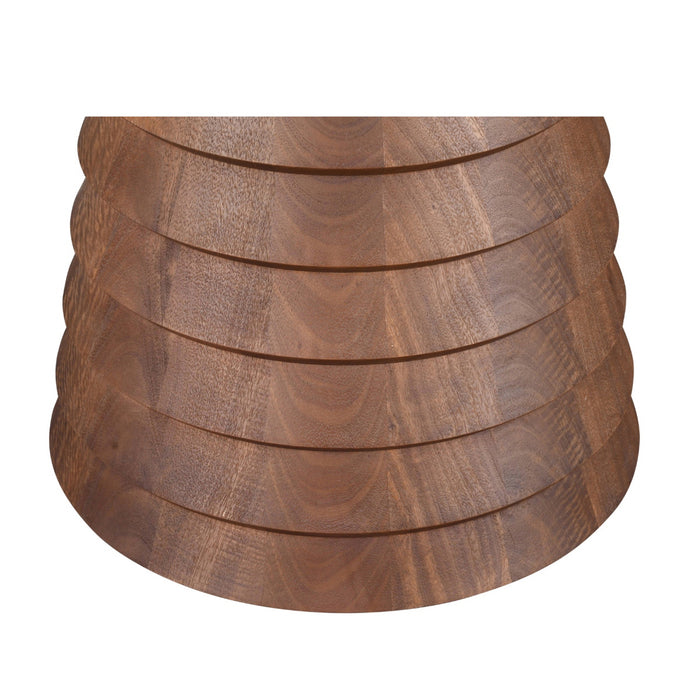 DÉJA Living - Eettafel Donkerbruin Mangohout - 130x130x76cm - Marín