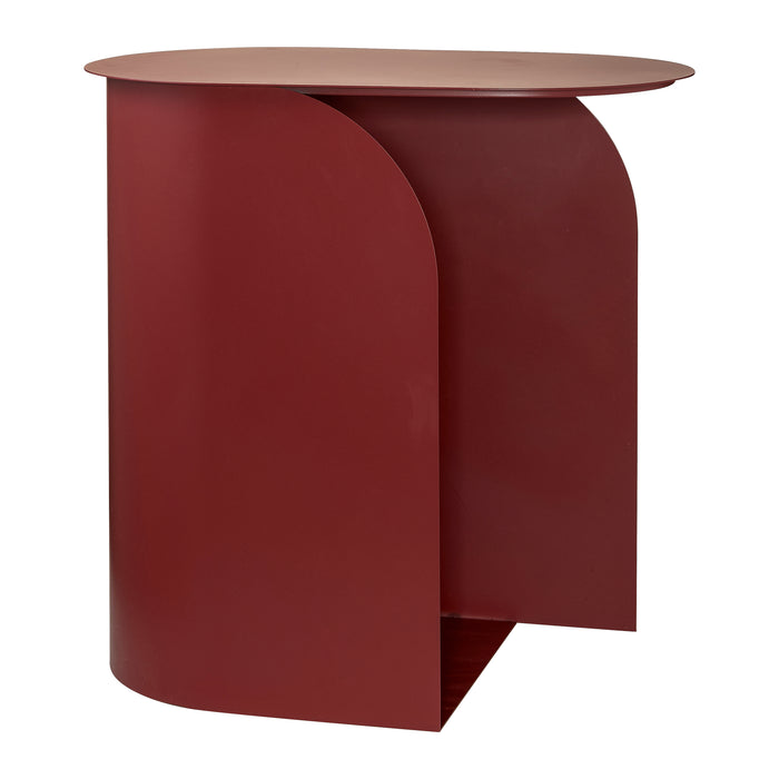 by fonQ Hollow Bijzettafel - Bordeaux