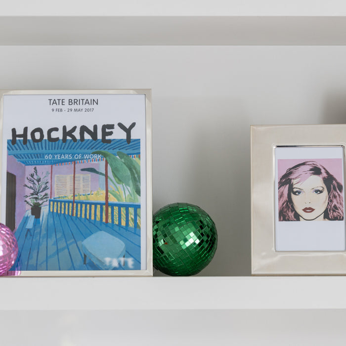 J-Line Fotolijst - Fotokader Brede Boord 10x15 Metaal Zilver S