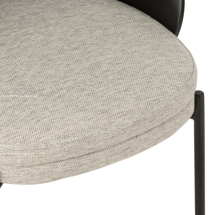 J-Line stoel Lone - multiplex|metaal - zwart|grijs