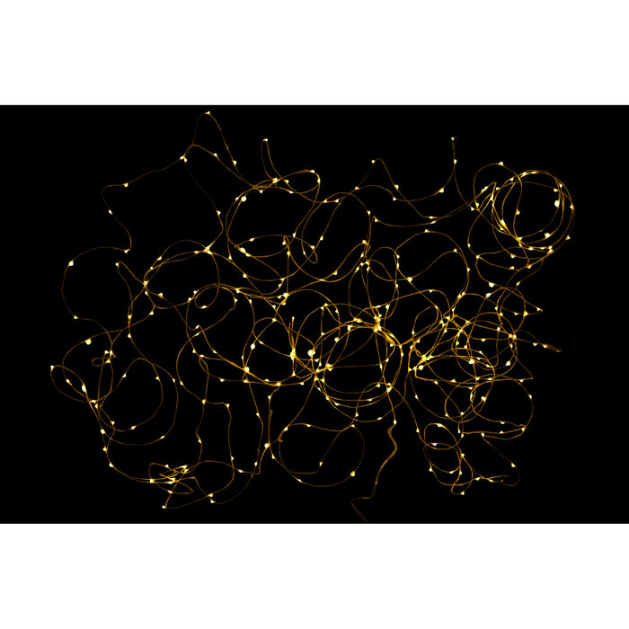 J-Line kerstverlichting Draad 300Led 30M - kunststof - warm wit - LED