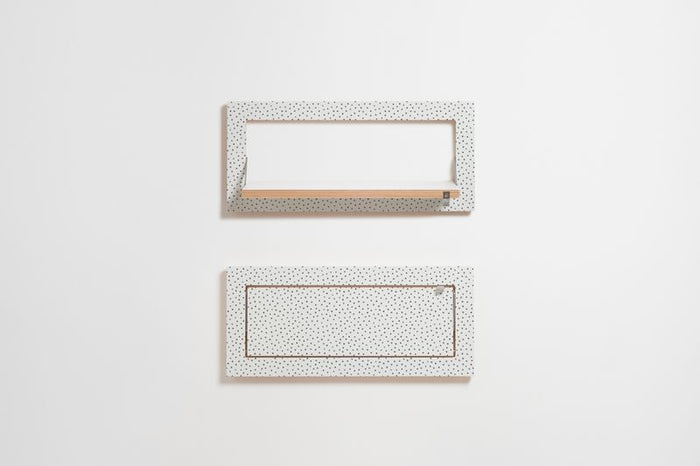 Fläpps plank 60x27-1 - Watercolor Dots door Kind of Style