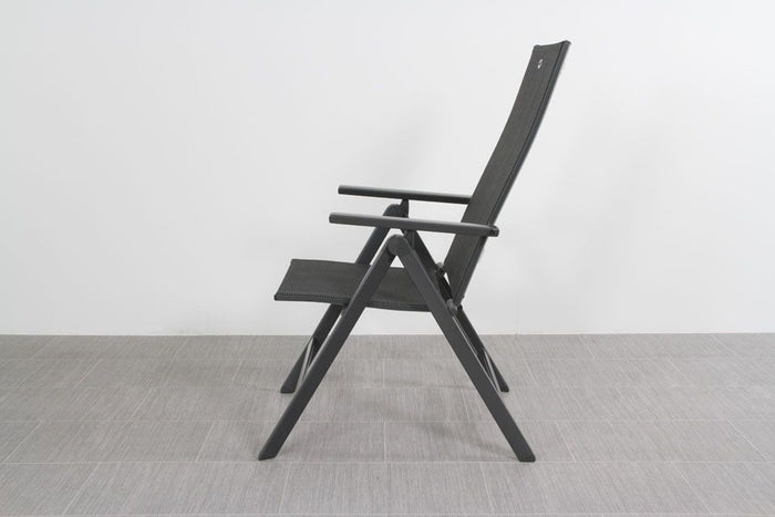 Hartman Napoli verstelbare tuinstoel - Antraciet