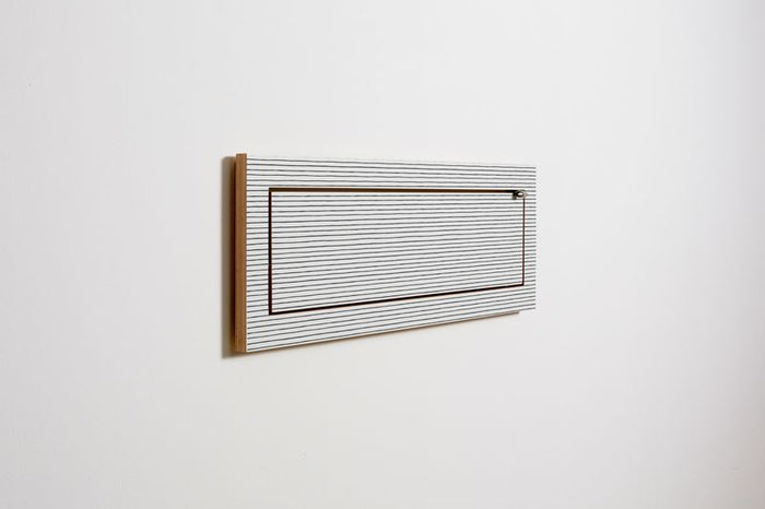 Fläpps plank 80x27-1 - Watercolor Stripes door Kind of Style