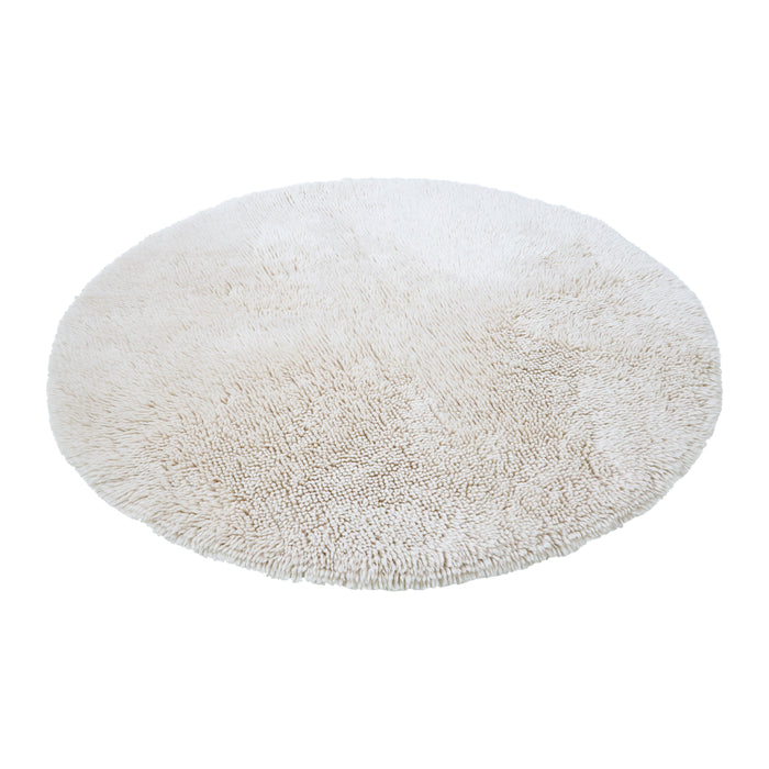 by fonQ Fuzz Vloerkleed Ø 150 cm - Off-White