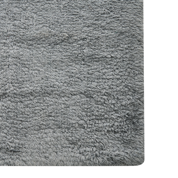 Beliani - GOELA - Badmat - Grijs - 60 x 90 cm - Katoen