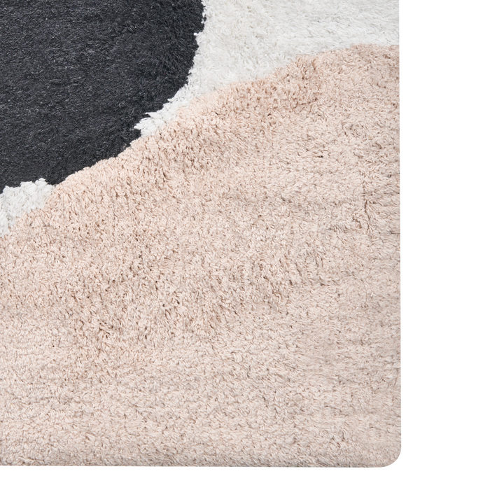 Beliani - SANOLI - Badmat - Beige - 60 x 90 cm - Katoen