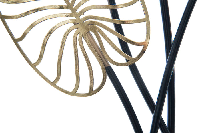 3D decoratief paneel in veelkleurig metaal 31x2,5x90 cm