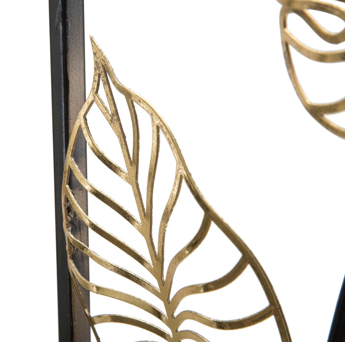 3D decoratief paneel in veelkleurig metaal 31x2,5x90 cm