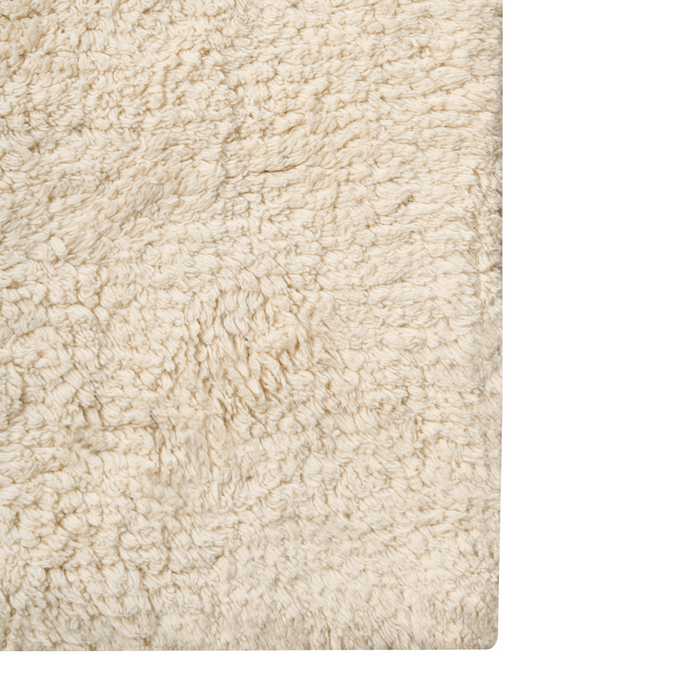 Beliani - GOELA - Badmat - Off-white - 60 x 90 cm - Katoen