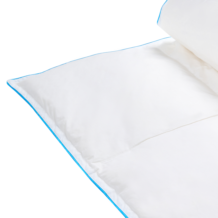 Beliani-CERVINO-Dekbed licht warm-Wit-200 x 200 cm-Eendendons