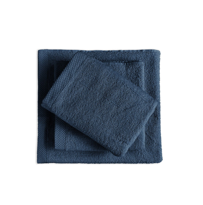 Eleganzzz Handdoek 100% Katoen 50x100cm - ocean blue - Set van 6