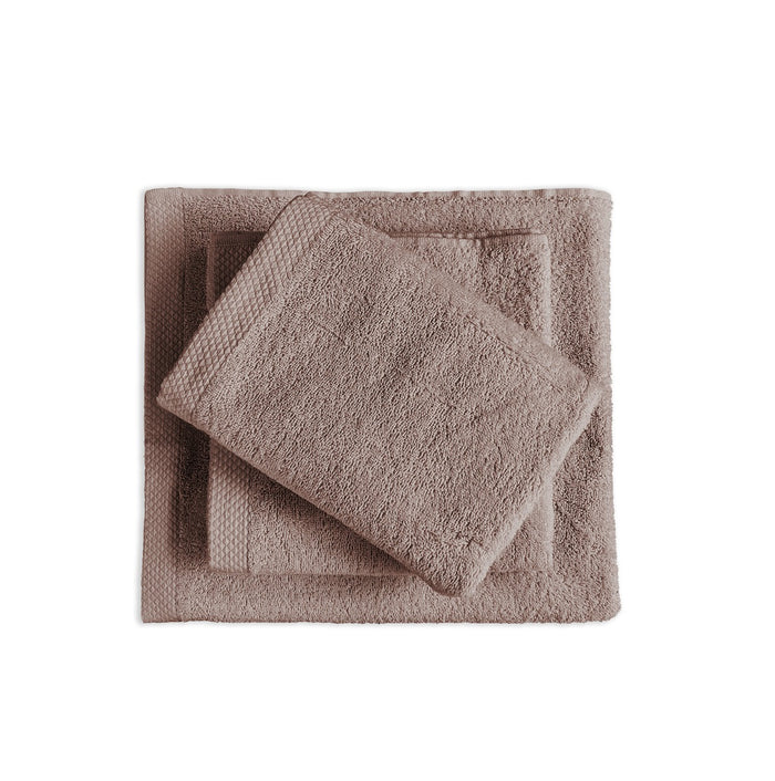 Eleganzzz Handdoek 100% Katoen 50x100cm - taupe - Set van 12