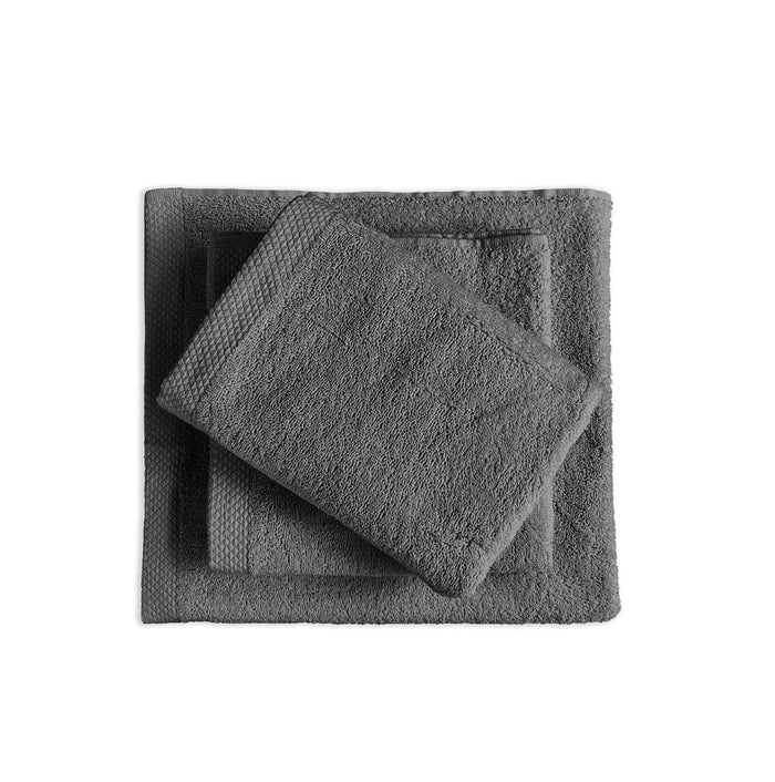 Eleganzzz Handdoek 100% Katoen 50x100cm - dark grey - Set van 6