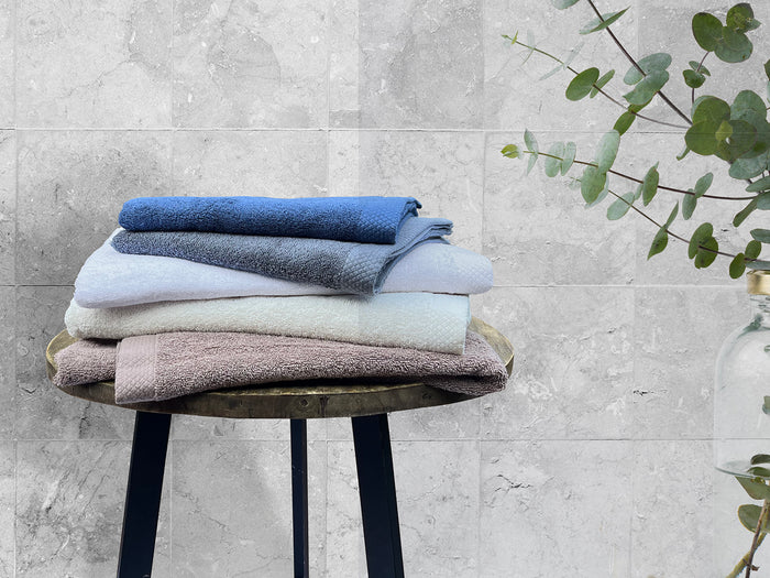 Eleganzzz Handdoek 100% Katoen 50x100cm - dark grey - Set van 6