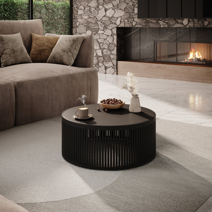 Meubella - Salontafel Vanya - Zwart - 59 cm