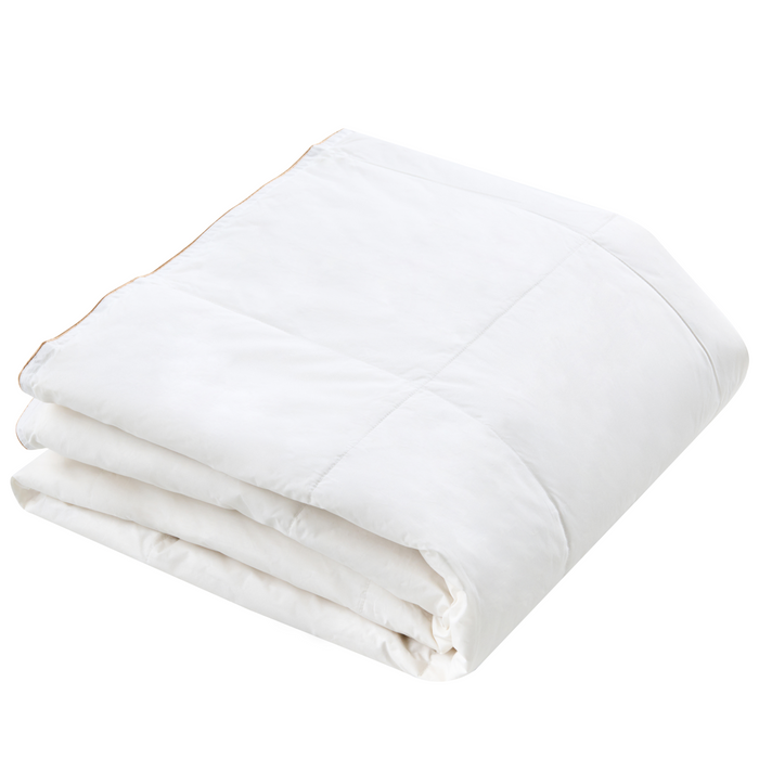 Beliani - EIGER - Dekbed medium warm - Wit - 150 x 200 cm - Eendendons