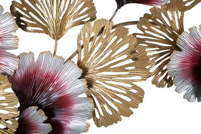 3D decoratief paneel in veelkleurig metaal 130x5,5x54 cm