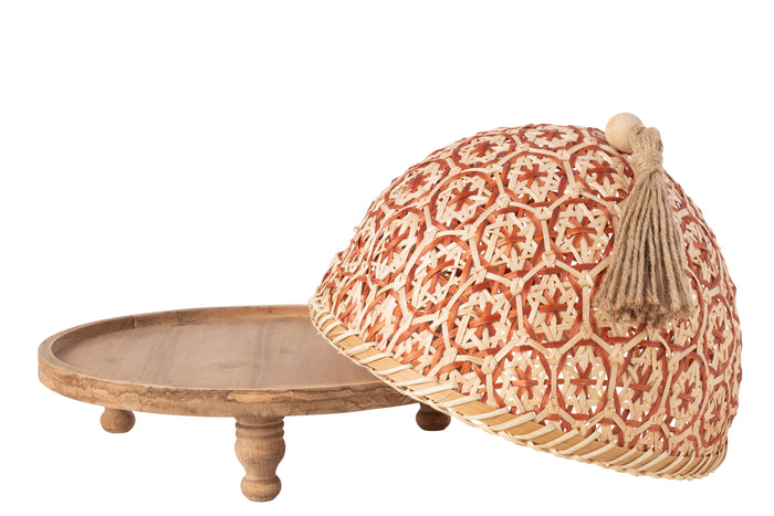 J-Line vliegenkap - sparhout - naturel