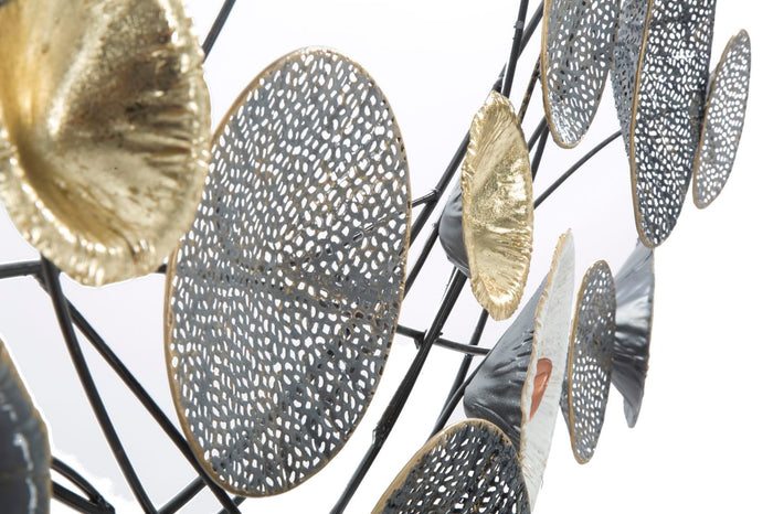 3D decoratief paneel in veelkleurig metaal 135x7,5x69 cm