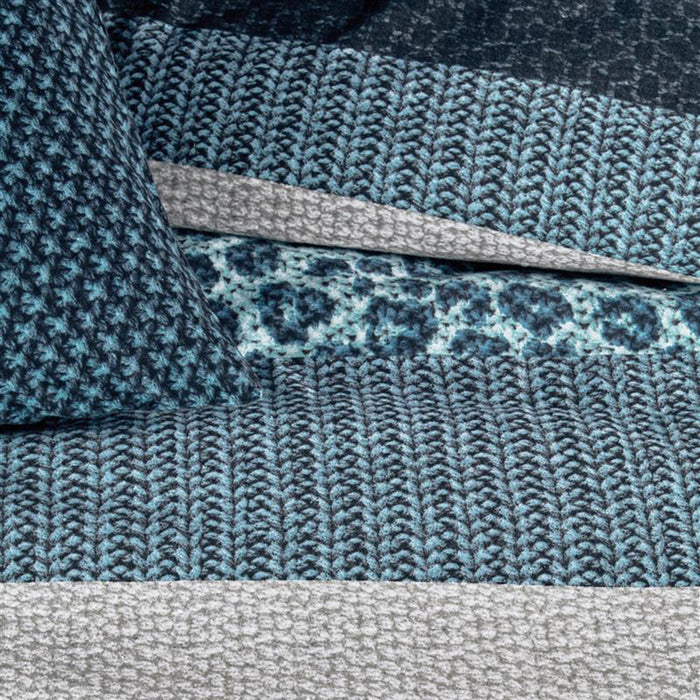 Beddinghouse Gino Dekbedovertrek 200 x 220 cm - Blauw