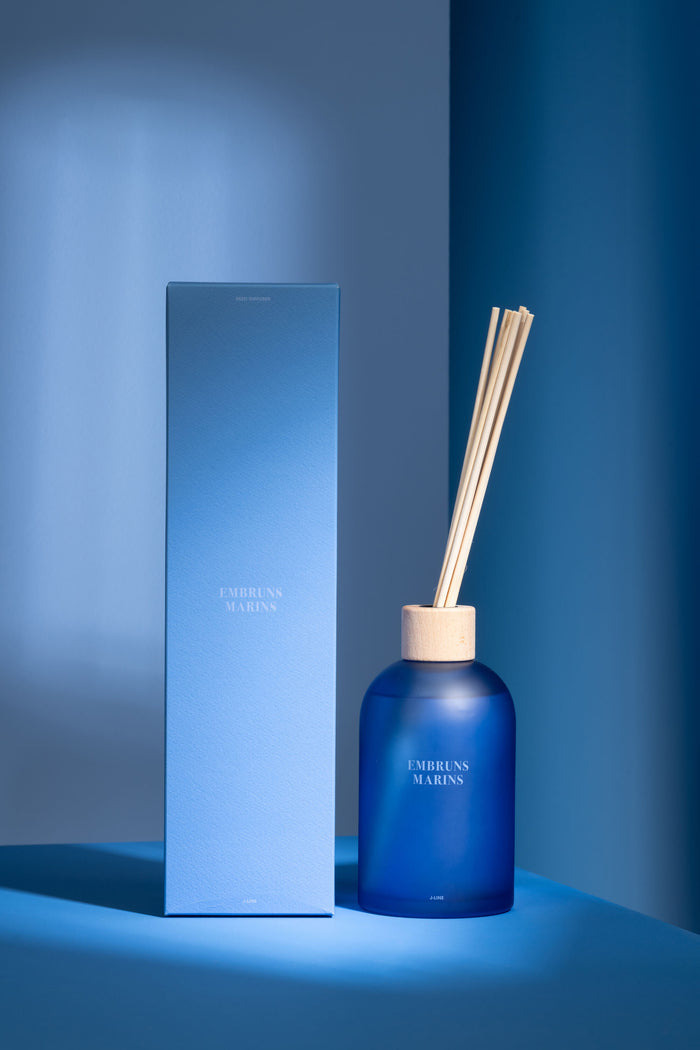 J-Line geurolie Accords Essentiels - Embruns Marins - blauw - 550 ml